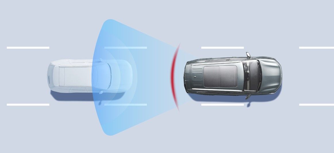 Detects fast-approaching vehicles (cars, bikes, e-bikes) from rear/sides. Activates hazard lights to alert others, reducing collision risk. image