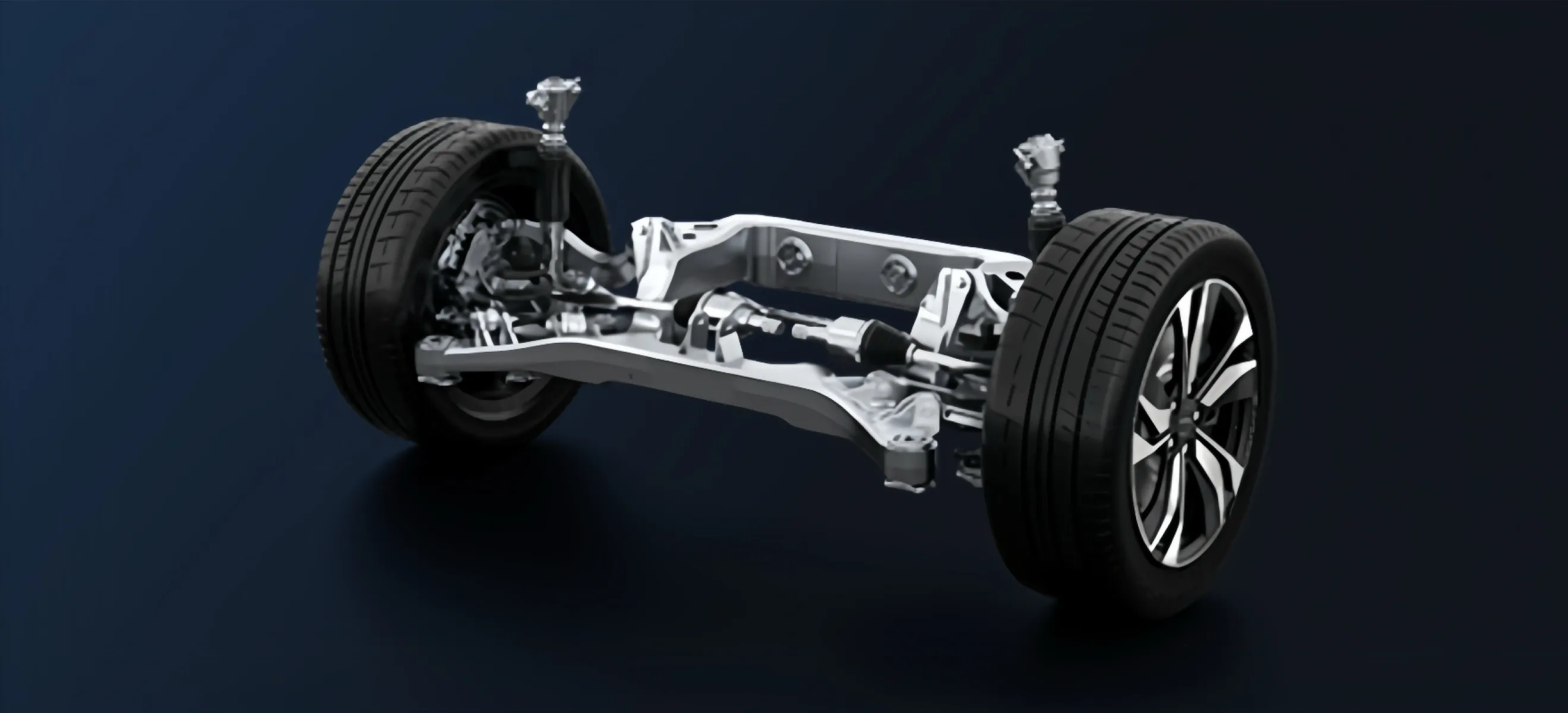 MacPherson front suspension image